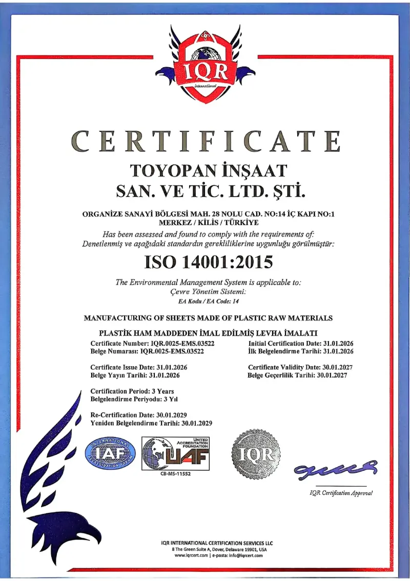 ISO 14001 Environmental Management
