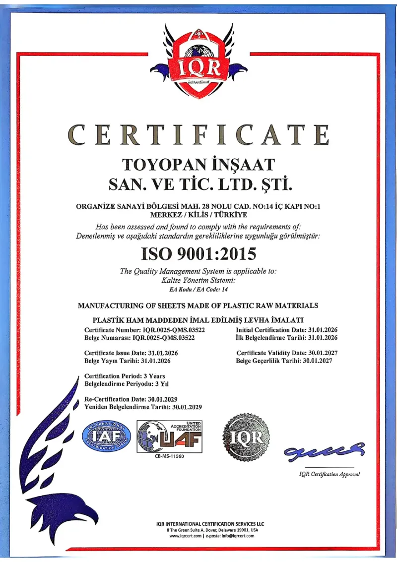 ISO 9001 Quality Management